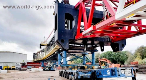 Used Two Units Pedestal Crane for Sale